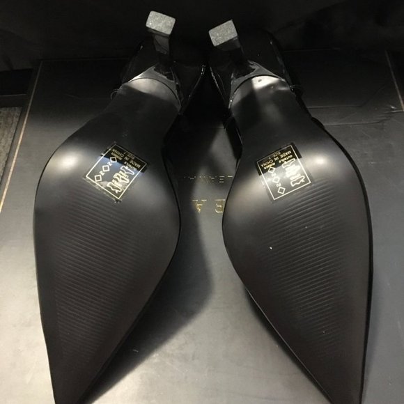 BLACK PVC HEELS - Picture 3 of 5